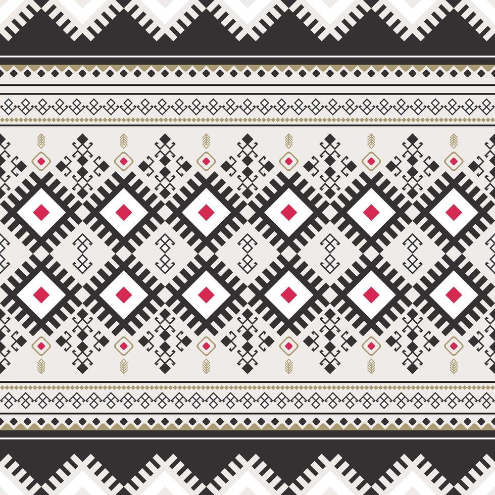 ethnisch Muster Textur Design Hintergrund drucken abstrakt nahtlos Textil. ethnisch Stil Illustration Grafik Stoff Ornament geometrisch dekorativ Dekoration Kunst Hintergrund. ethnisch Kunst Blumen. vektor