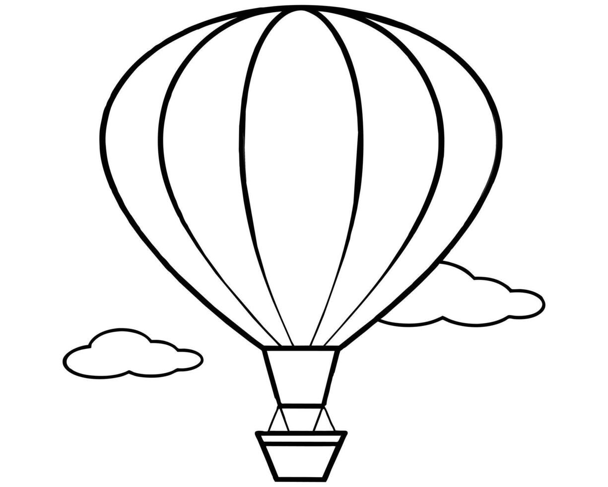 aeronautik ballong ikon stock illustration vektor