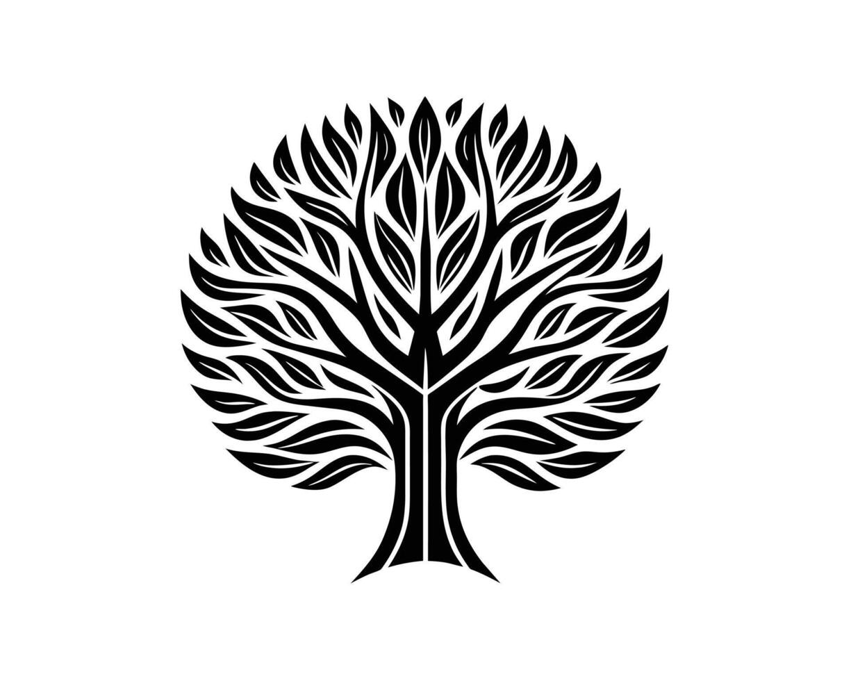 Baum Symbol Hintergründe Illustration vektor