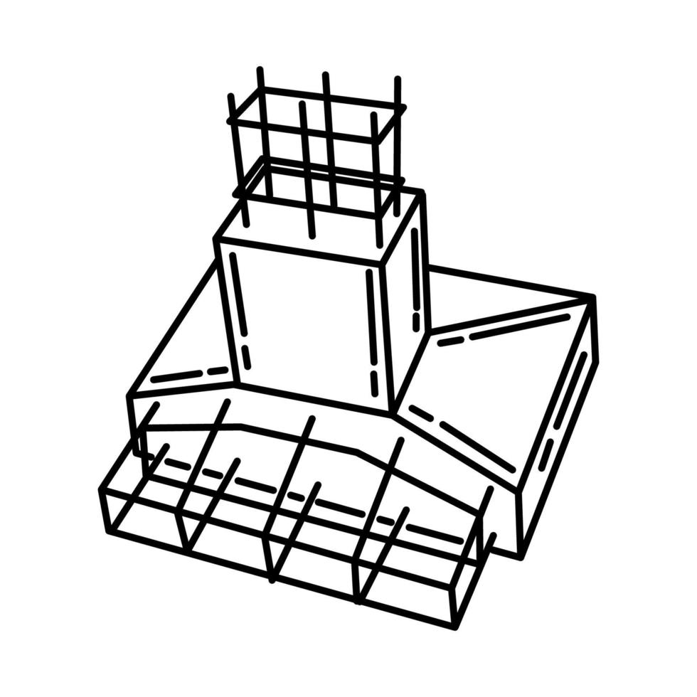 Huhn Ton Stiftung Symbol Vektor. Gekritzel handgezeichnet oder Umriss-Icon-Stil vektor