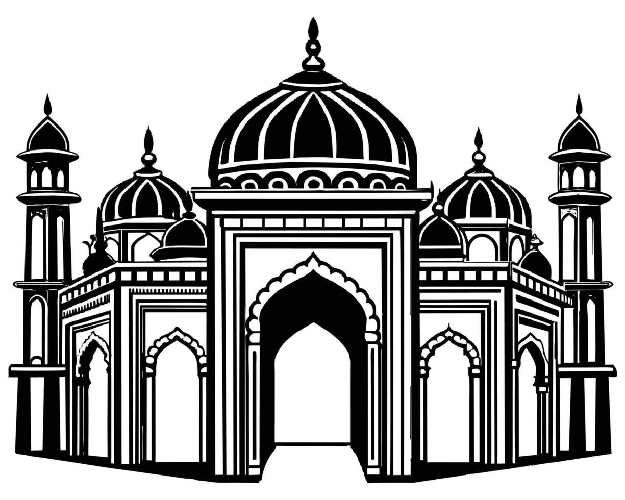 Moschee Konzept Illustration vektor