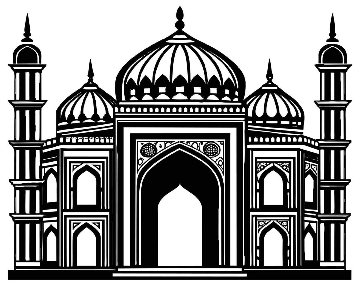 Moschee Konzept Illustration vektor