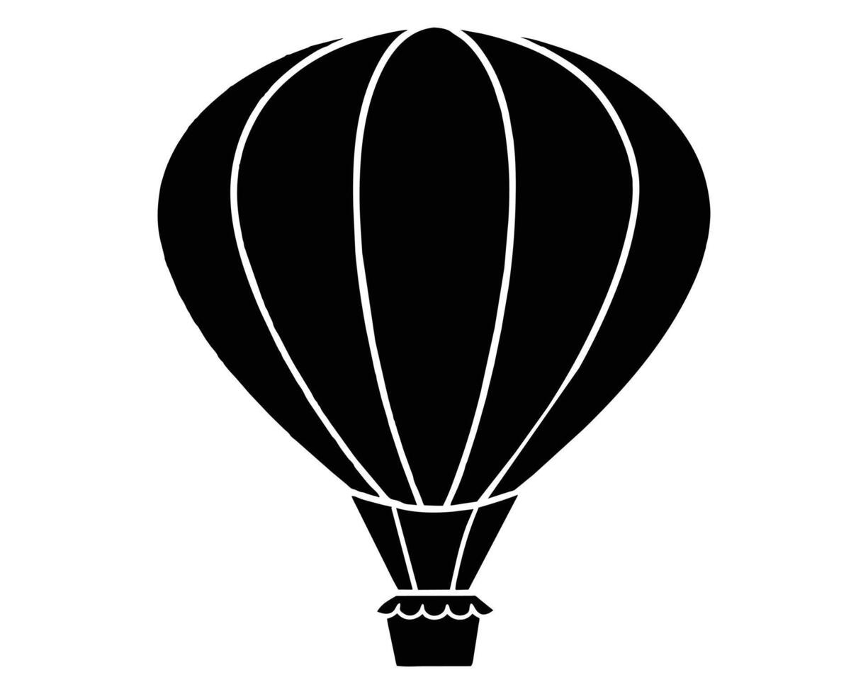 Luftfahrt Ballon Symbol Lager Illustration vektor