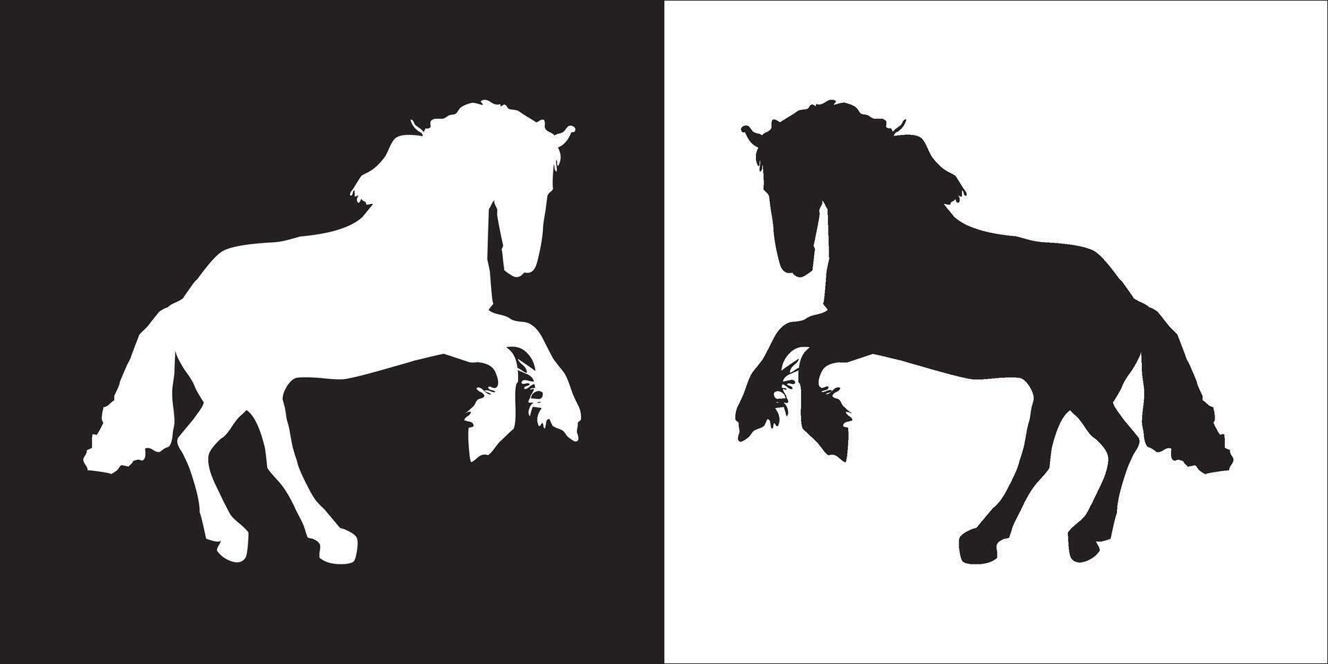 Illustration Grafik von Pferd Symbol vektor