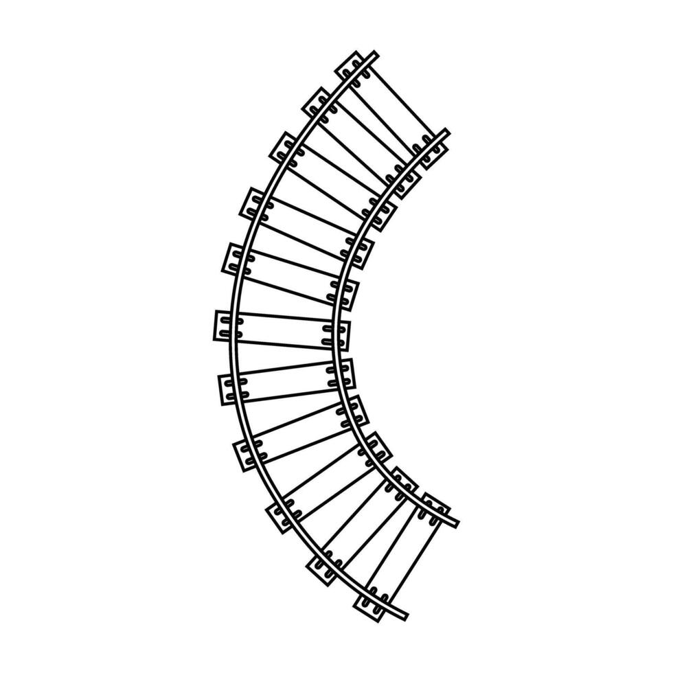 Eisenbahnen Symbol . Schienen Illustration unterzeichnen. Zug Symbol. Lokomotive Logo. vektor