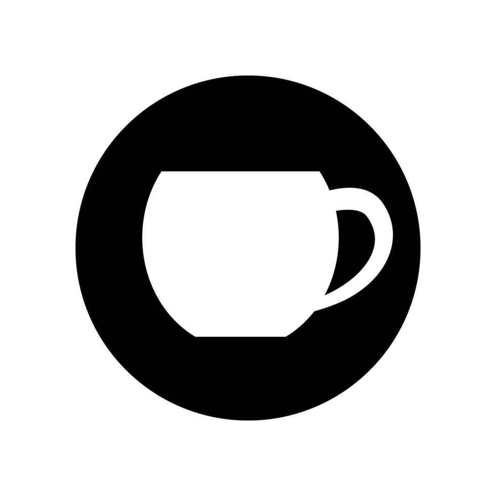 kaffe kopp ikon . te kopp illustration tecken. mocka symbol. te logotyp. varm dryck märke. vektor