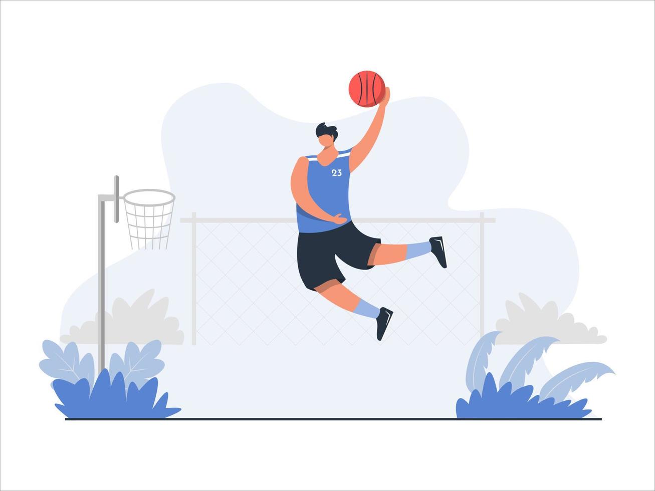 gata basket koncept illustrationer vektor