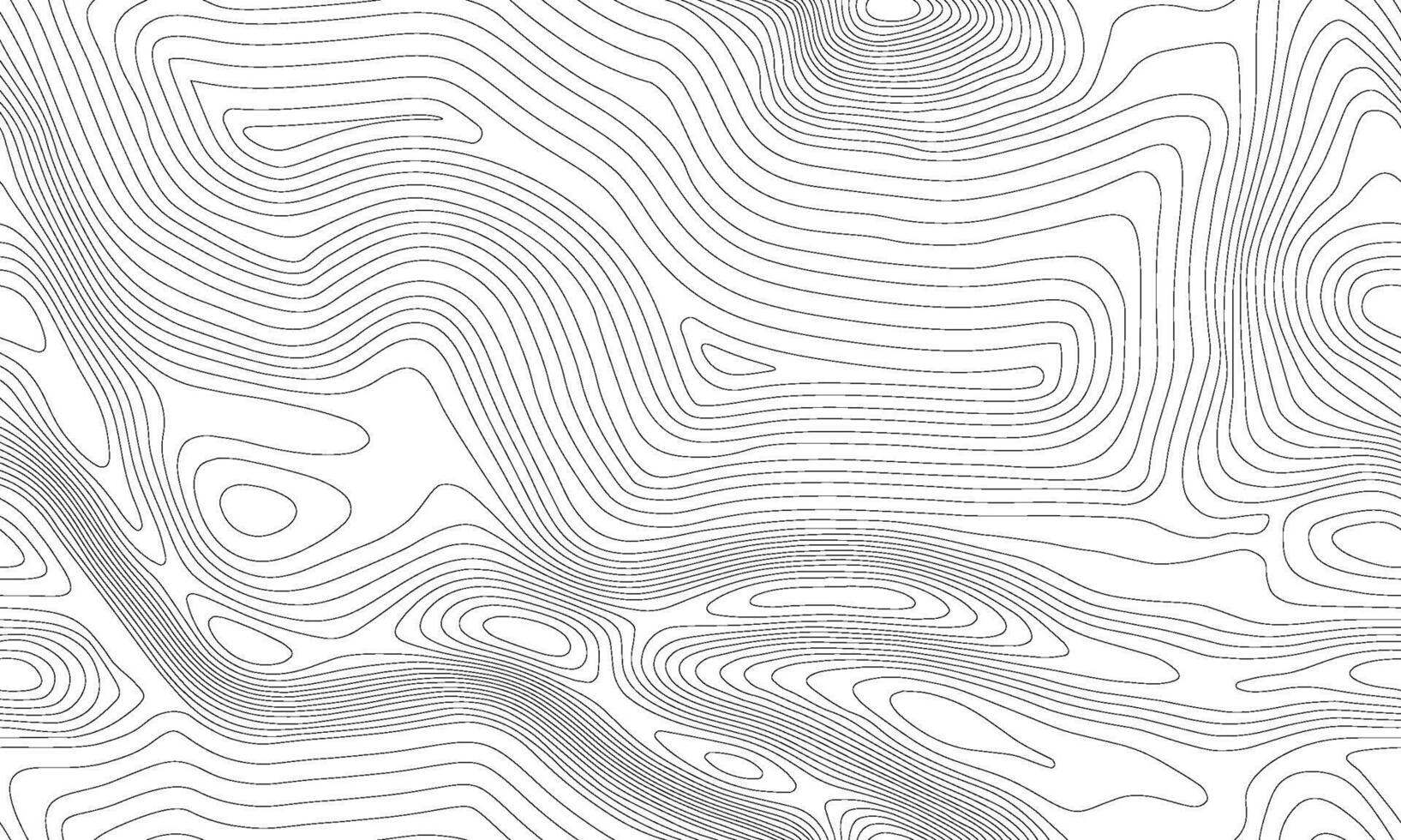 nahtlos topografisch Karte Hintergrund. Linie Topographie Karte nahtlos Muster. Berg Wandern Weg Über Terrain. Kontur Hintergrund geografisch Netz. vektor