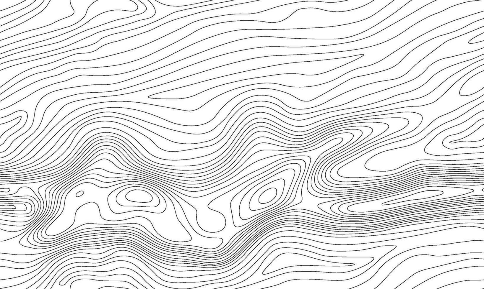 nahtlos topografisch Karte Hintergrund. Linie Topographie Karte nahtlos Muster. Berg Wandern Weg Über Terrain. Kontur Hintergrund geografisch Netz. vektor