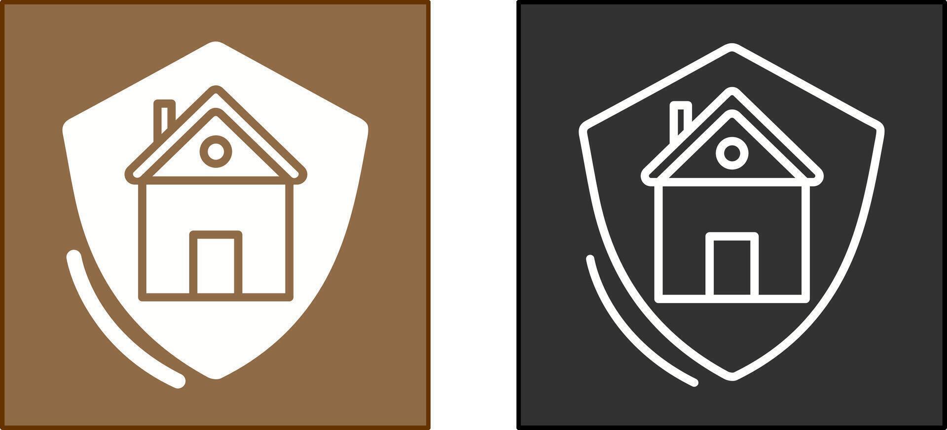 Haus Schutz Symbol vektor
