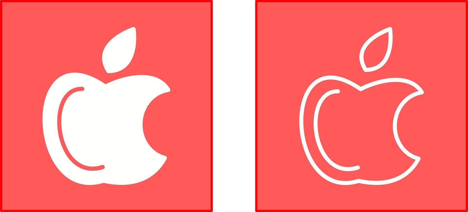 Apple-Logo-Symbol vektor