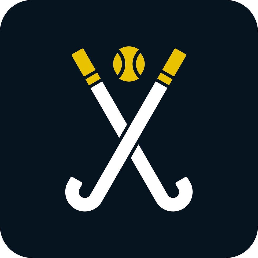 Eishockey-Glyphe zweifarbiges Symbol vektor