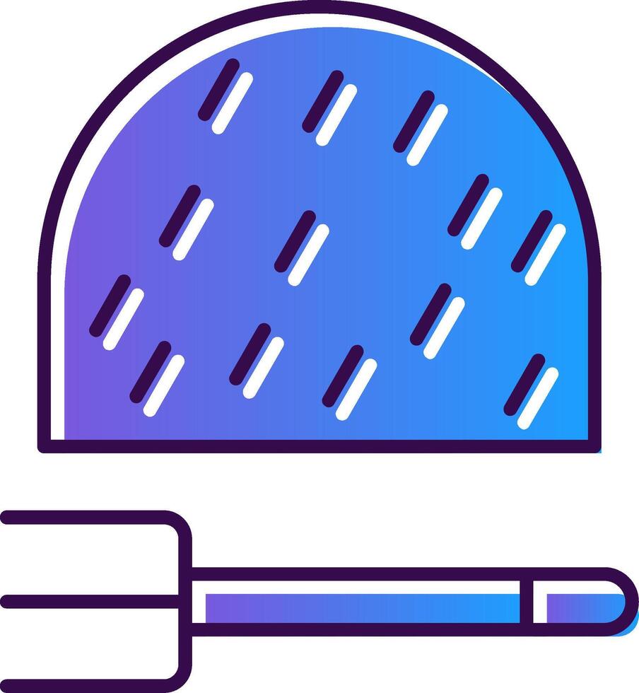 Heuhaufen Gradient gefüllt Symbol vektor