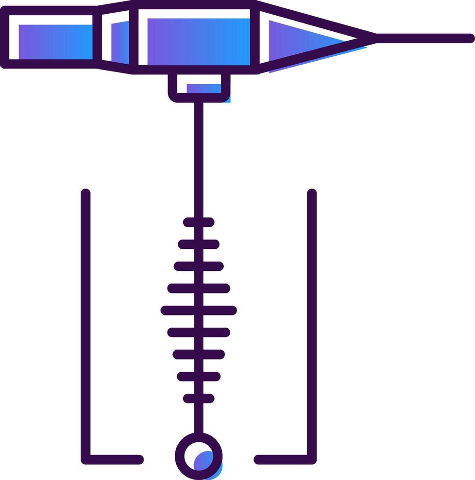 Schweißen Gradient gefüllt Symbol vektor