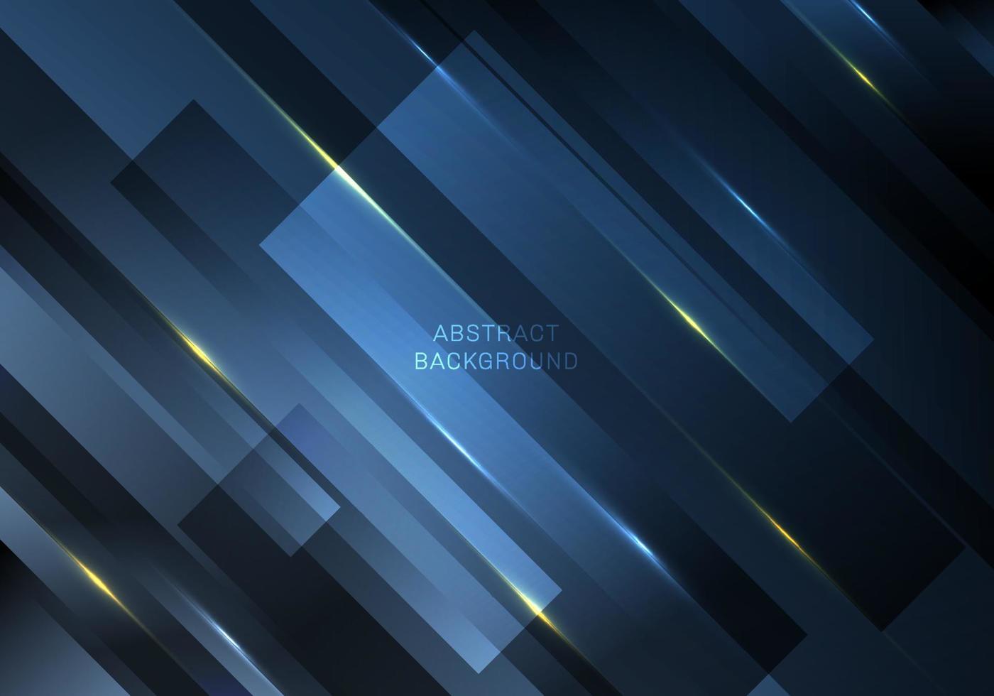 abstrakt teknik futuristisk bakgrund neonljus effekt glänsande randiga linjer blå gradient färg. vektor