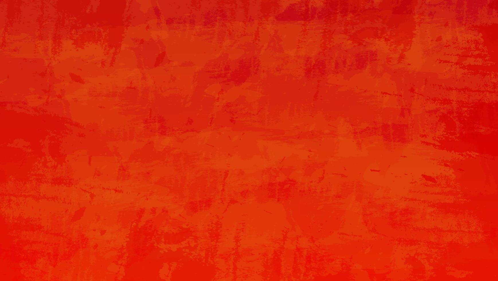 Tom abstrakt ljus röd orange grunge akvarell textur bakgrundsdesign vektor