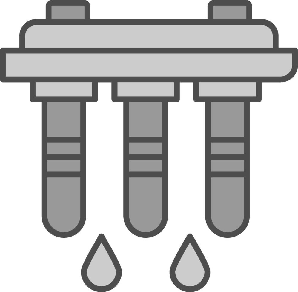 Wasser Filter Stutfohlen Symbol vektor