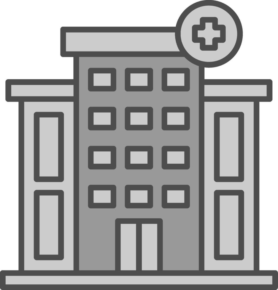 Krankenhaus Stutfohlen Symbol vektor