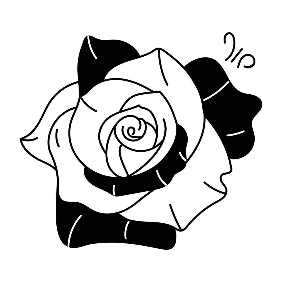 modisch Kirsche Rose vektor