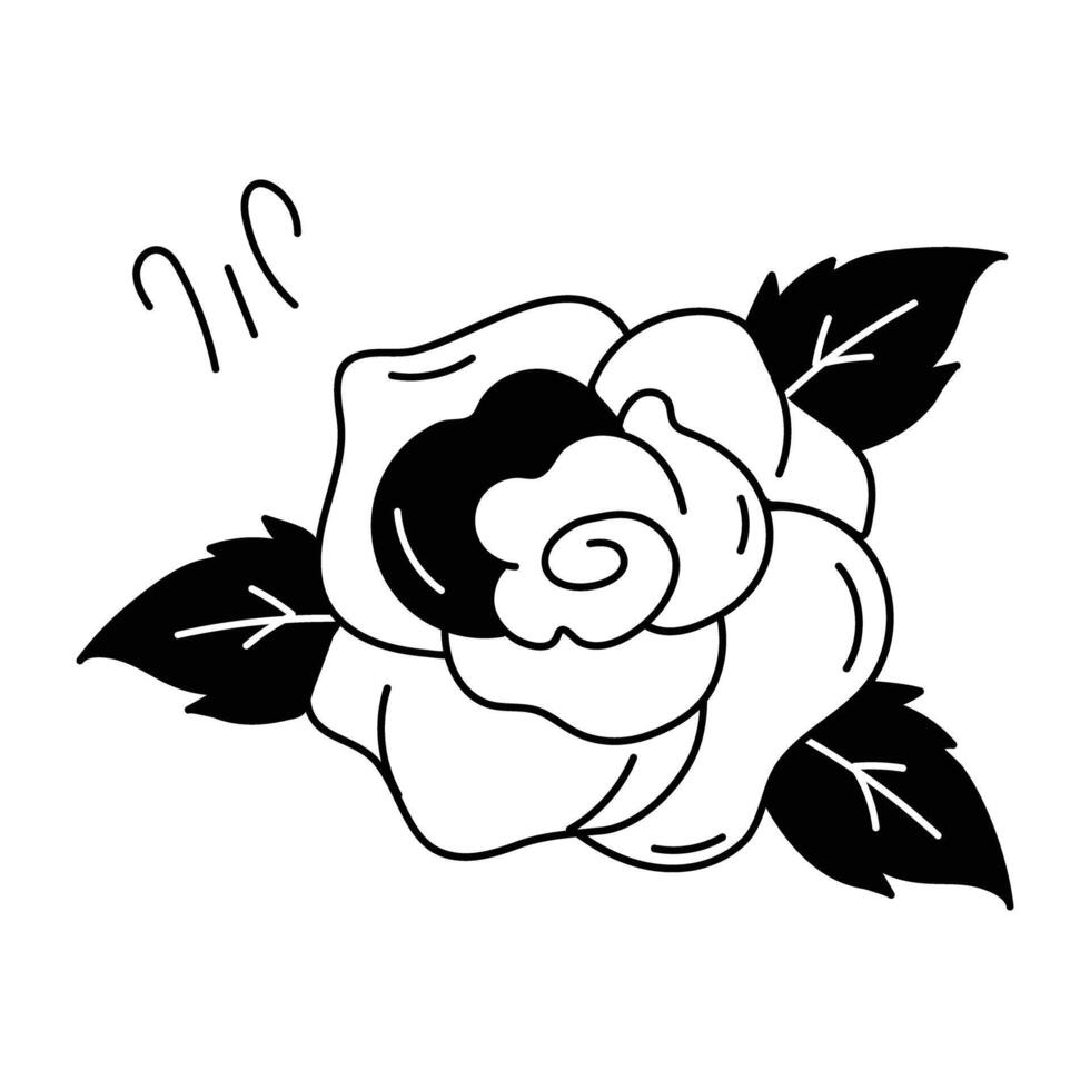 modisch Rose Blütenblätter vektor