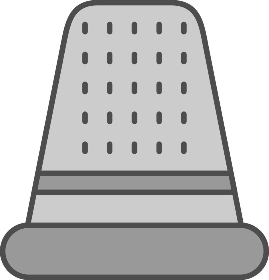 Fingerhut Stutfohlen Symbol vektor