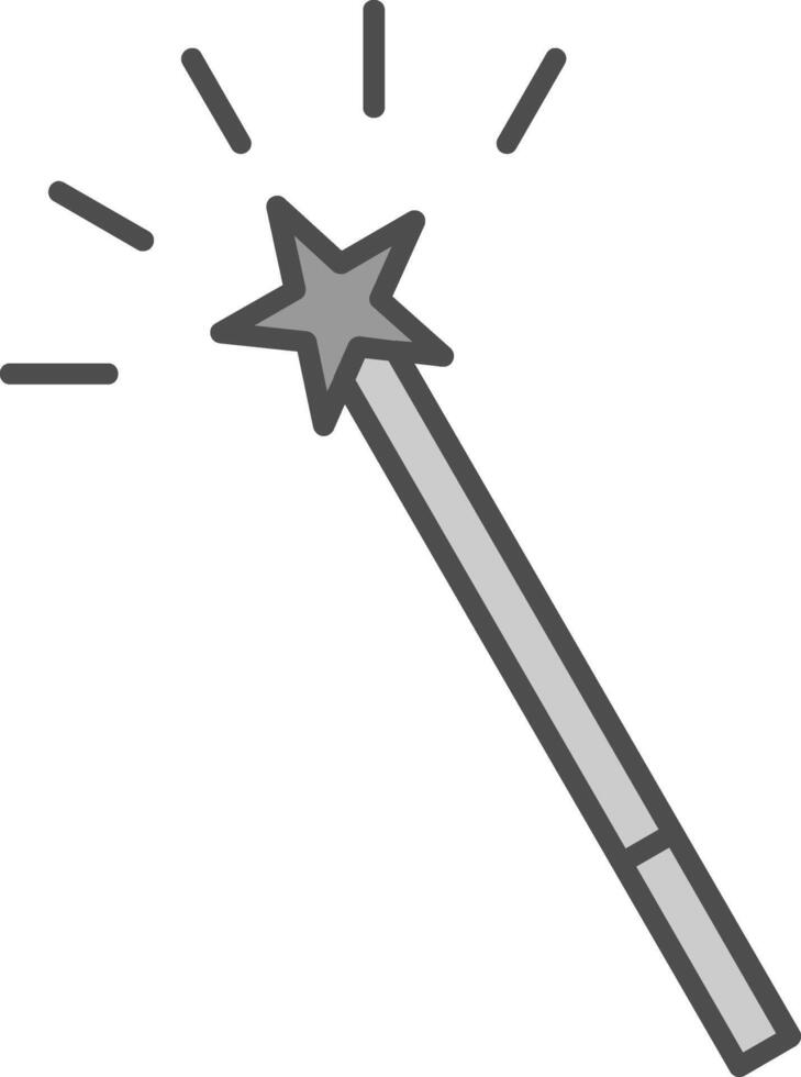 magi wand fylla ikon vektor