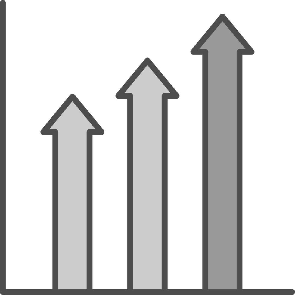 trend fylla ikon vektor