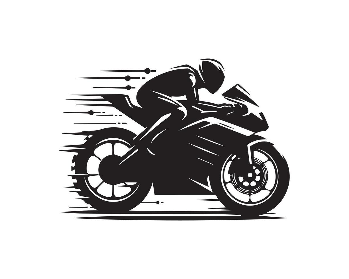 Fahrrad Silhouette Symbol Grafik Logo Design vektor