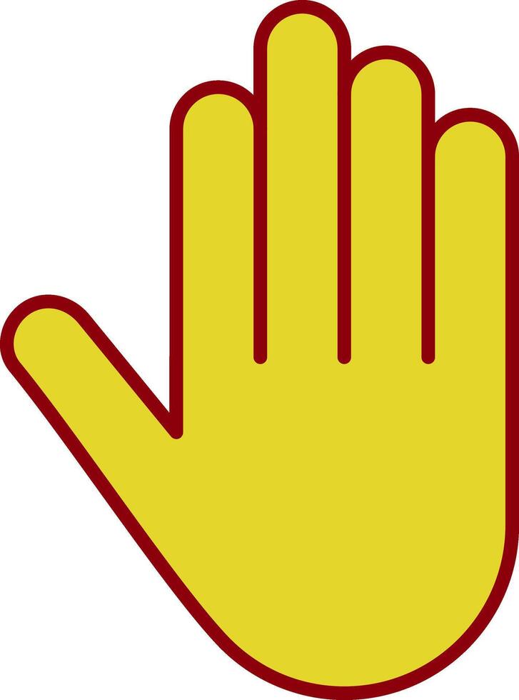 Hand Stutfohlen Symbol vektor