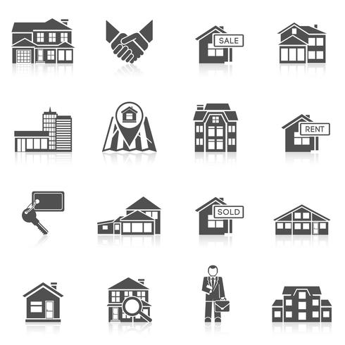 Immobilien-Icon-Set vektor