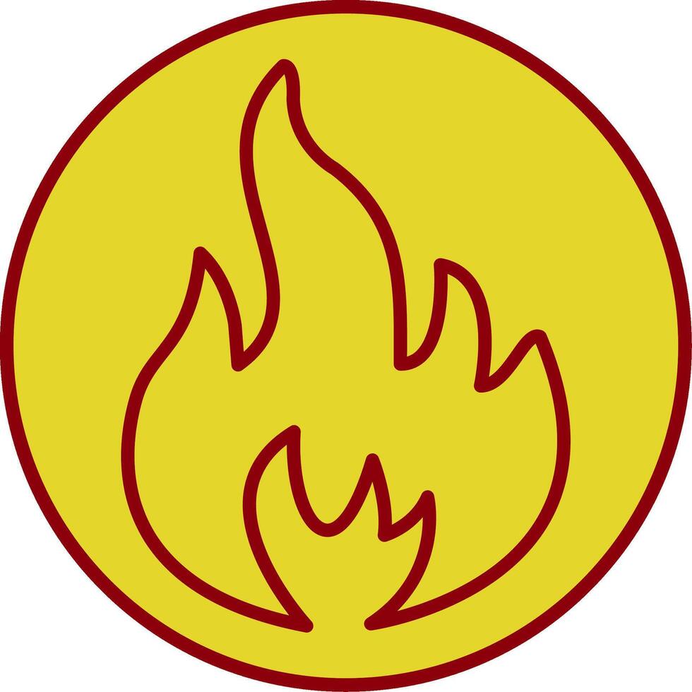 Flamme Stutfohlen Symbol vektor