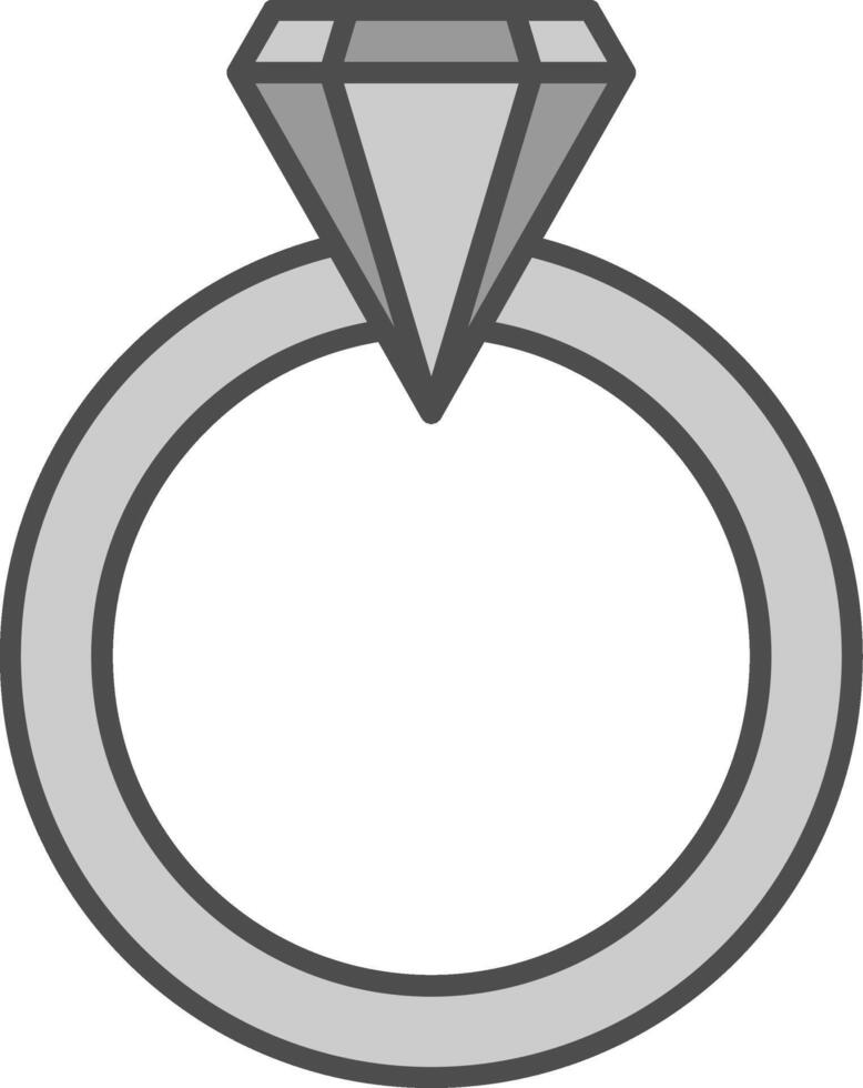 Hochzeit Ring Stutfohlen Symbol vektor