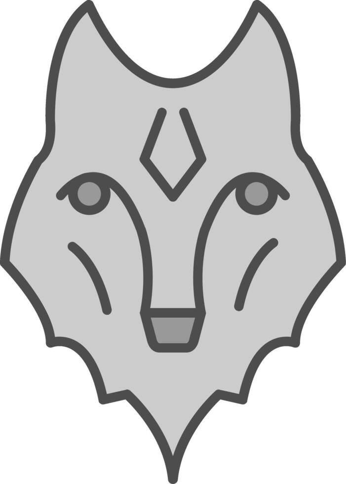Wolf Stutfohlen Symbol vektor