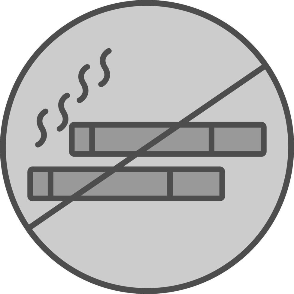 Nein Rauchen Stutfohlen Symbol vektor