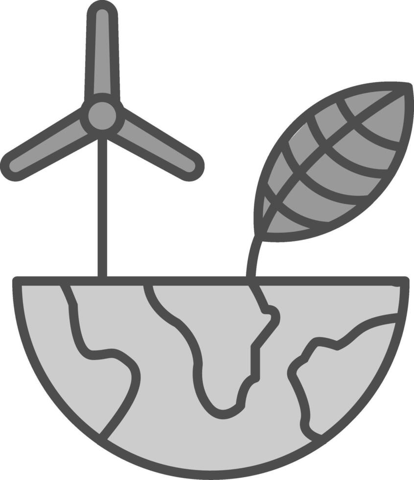 Ökologie Stutfohlen Symbol vektor