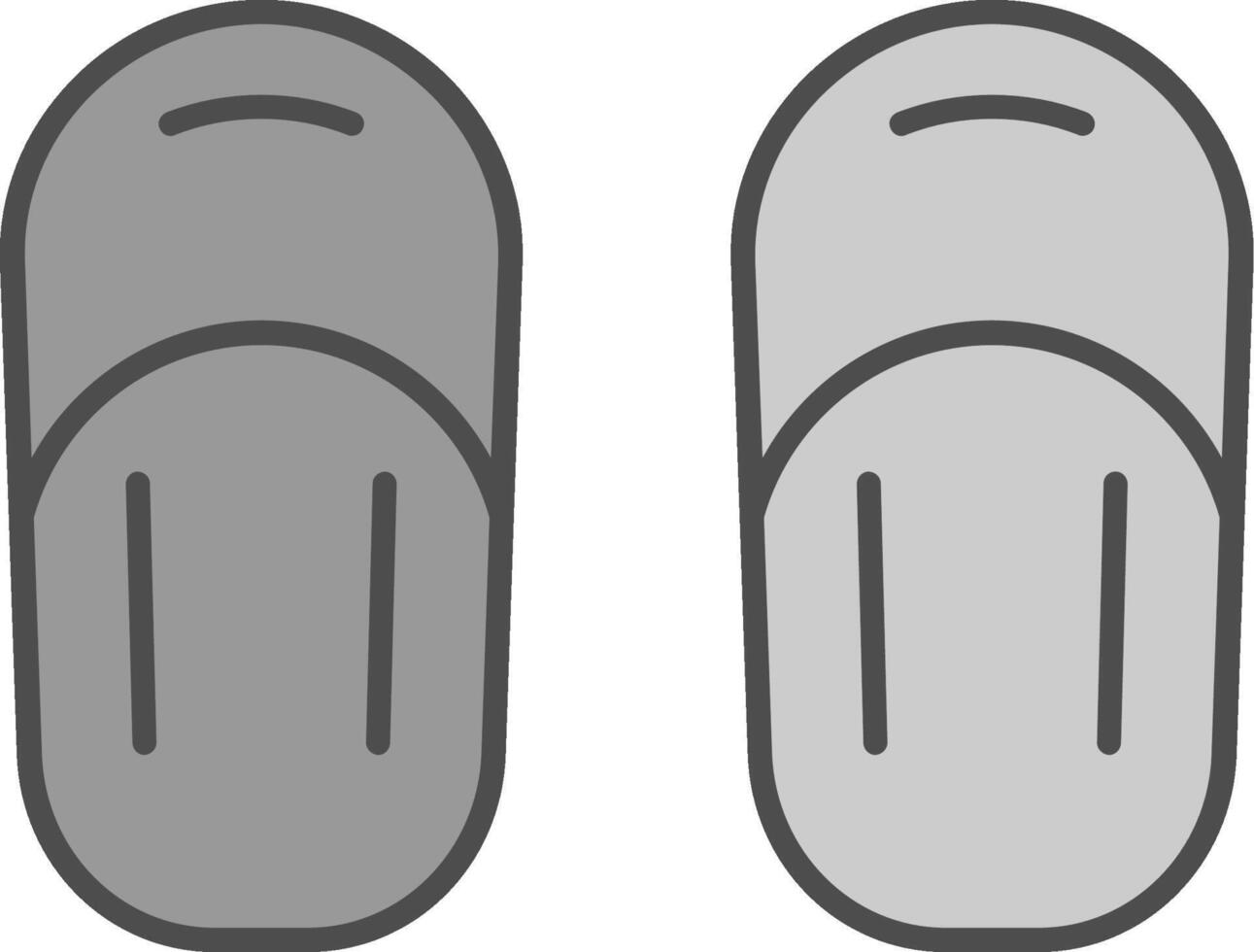 sandal fylla ikon vektor