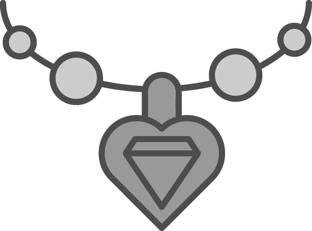 Halskette Stutfohlen Symbol vektor