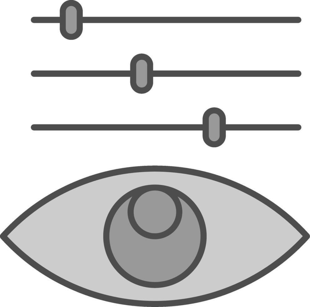 Farbe Einstellung Stutfohlen Symbol vektor