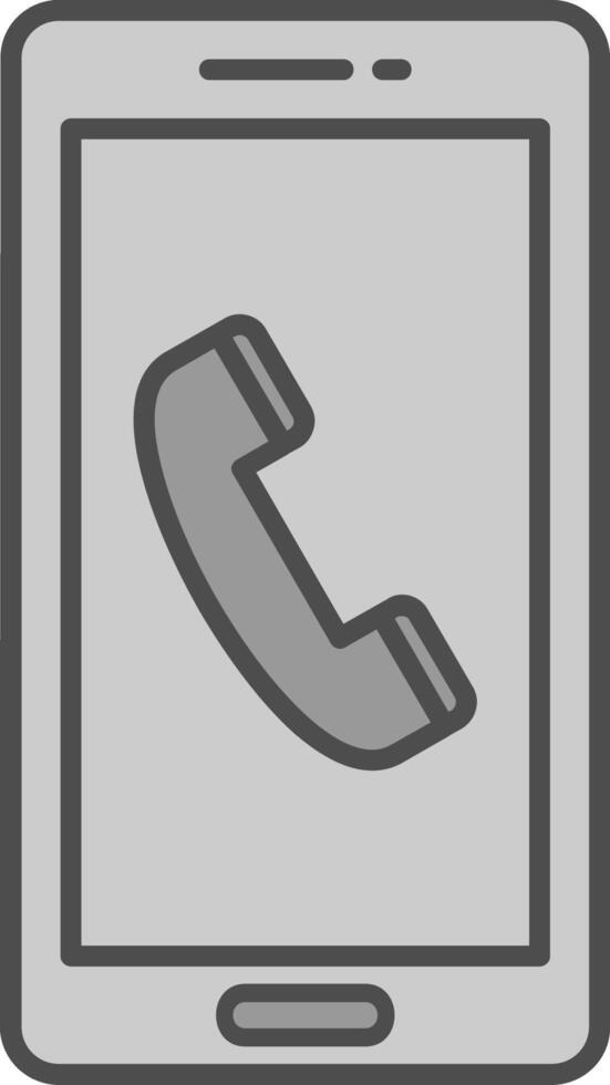 Telefon Anruf Stutfohlen Symbol vektor