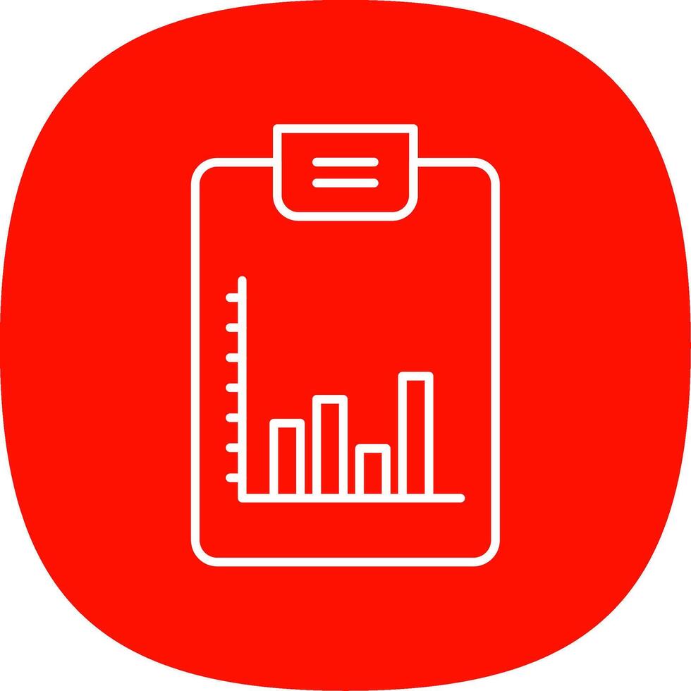 Bar Diagramm Linie Kurve Symbol vektor