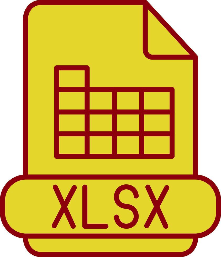 XLSX Linie Kreis Symbol vektor