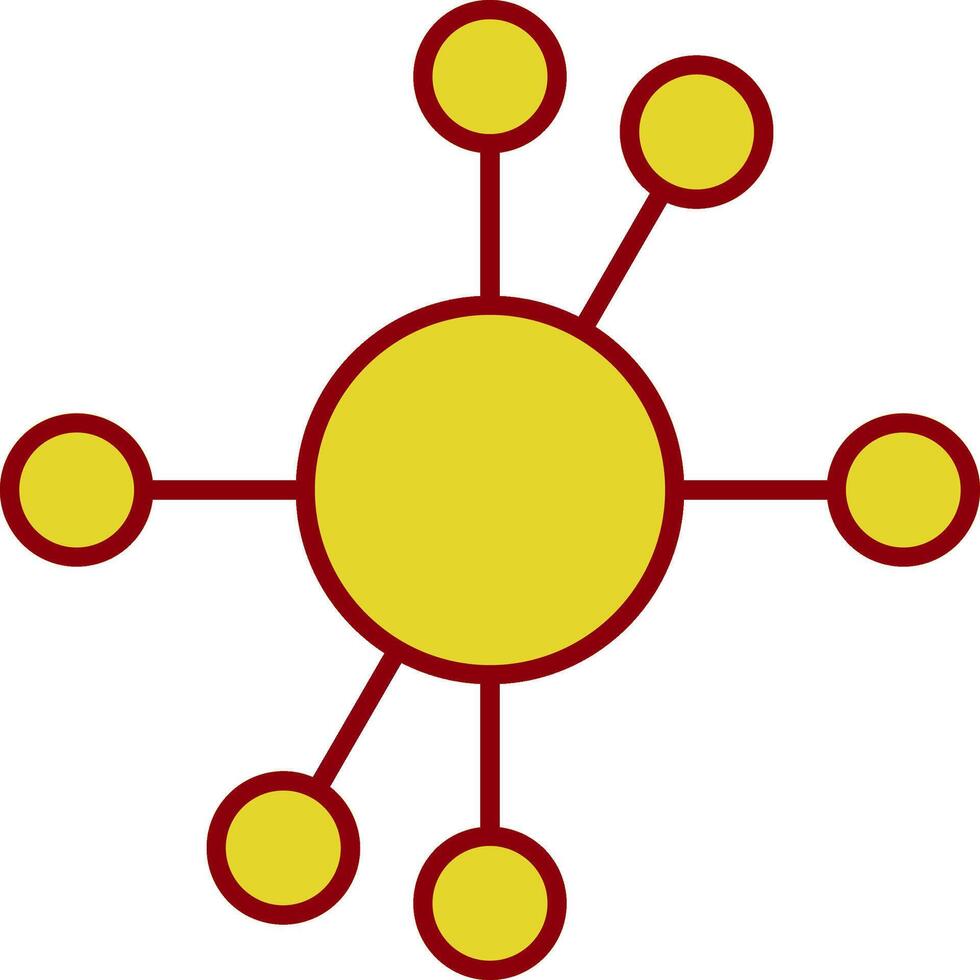 Diagramm Linie Kreis Symbol vektor