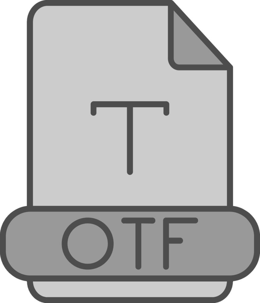 otf Stutfohlen Symbol vektor