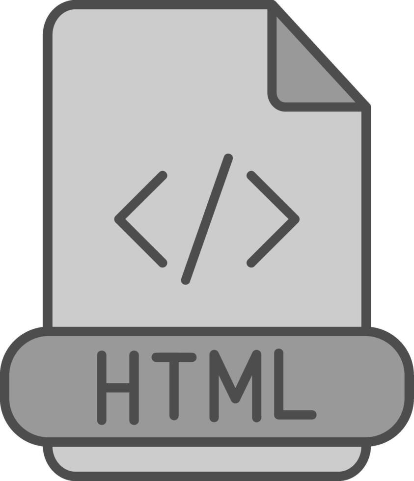 html fylla ikon vektor