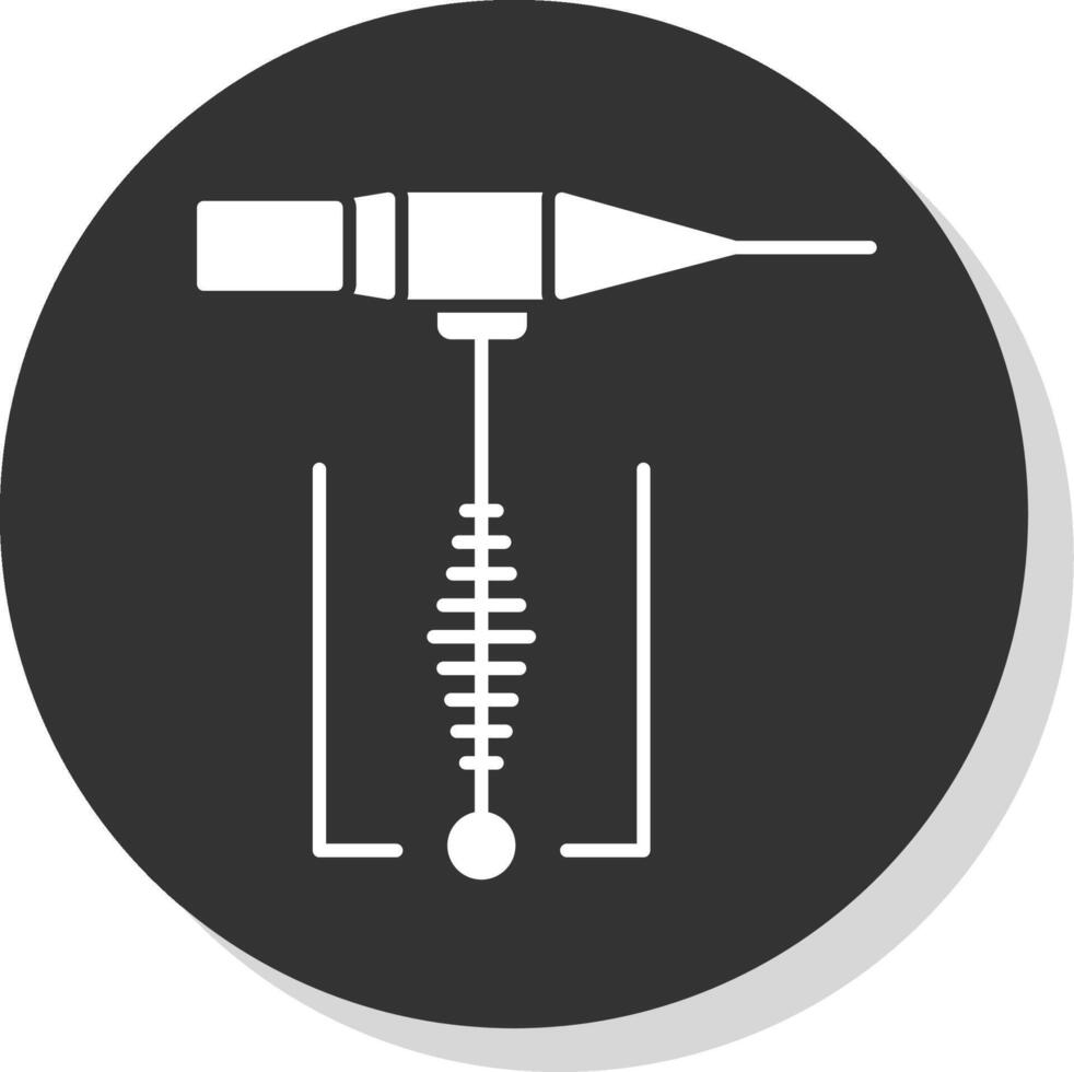 Schweißen Glyphe grau Kreis Symbol vektor