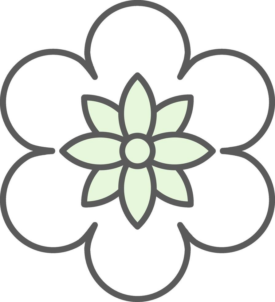 Blume Stutfohlen Symbol vektor