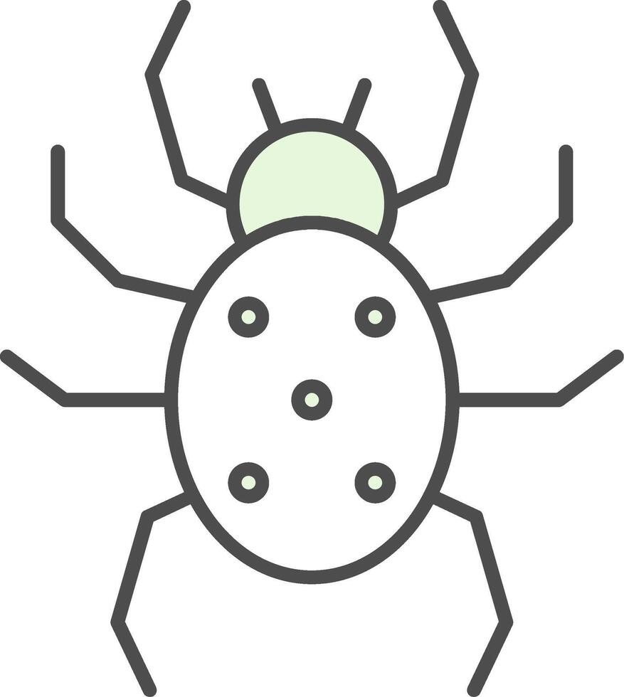 Spinne Stutfohlen Symbol vektor