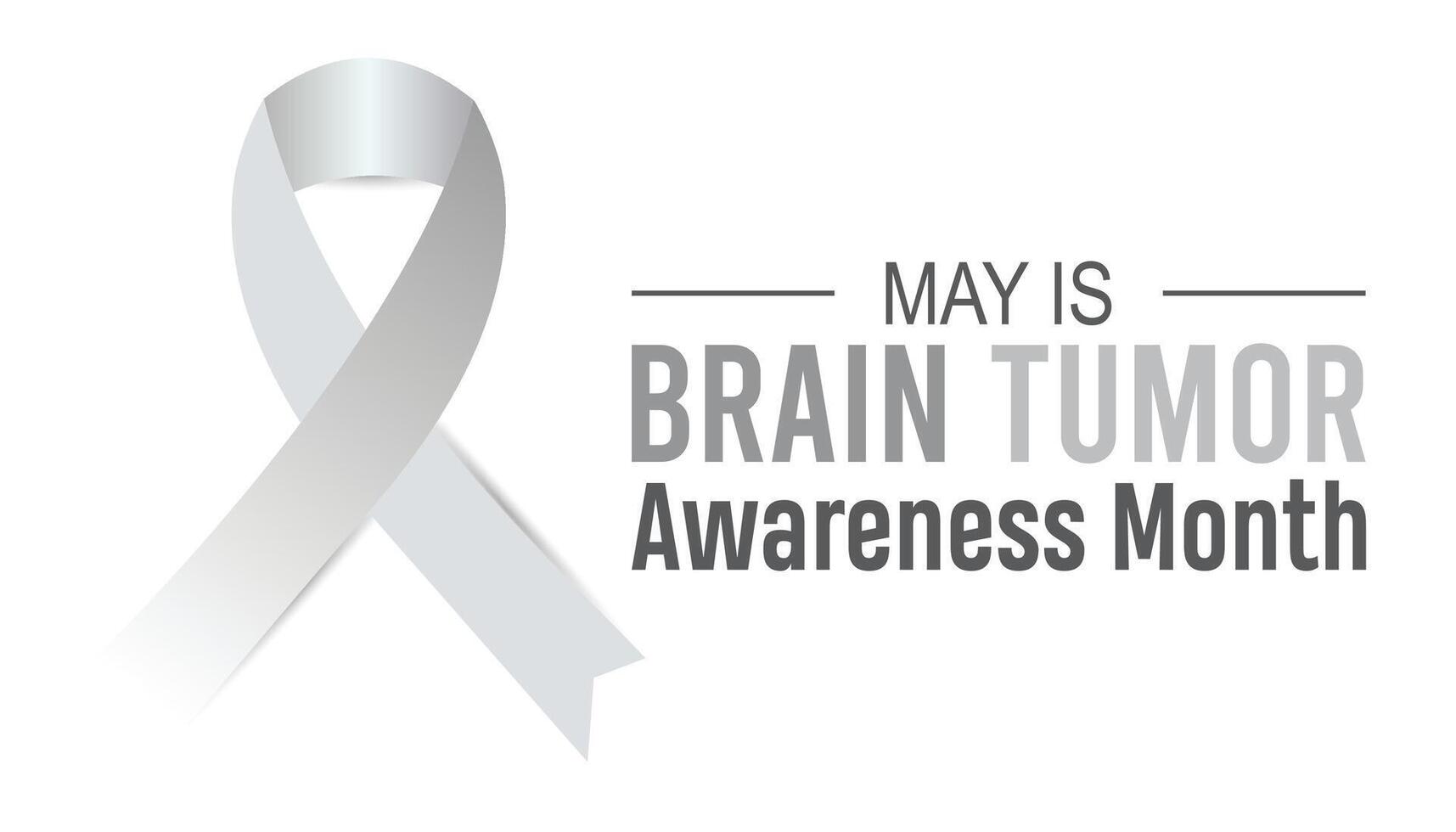 Gehirn Tumor Bewusstsein Monat beobachtete jeder Jahr im dürfen. Vorlage zum Hintergrund, Banner, Karte, Poster mit Text Inschrift. vektor
