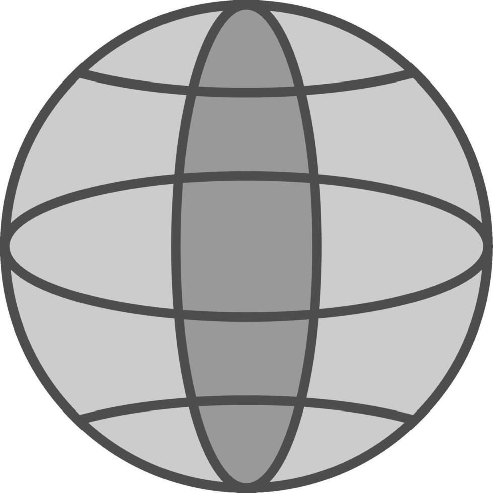 global fylla ikon vektor