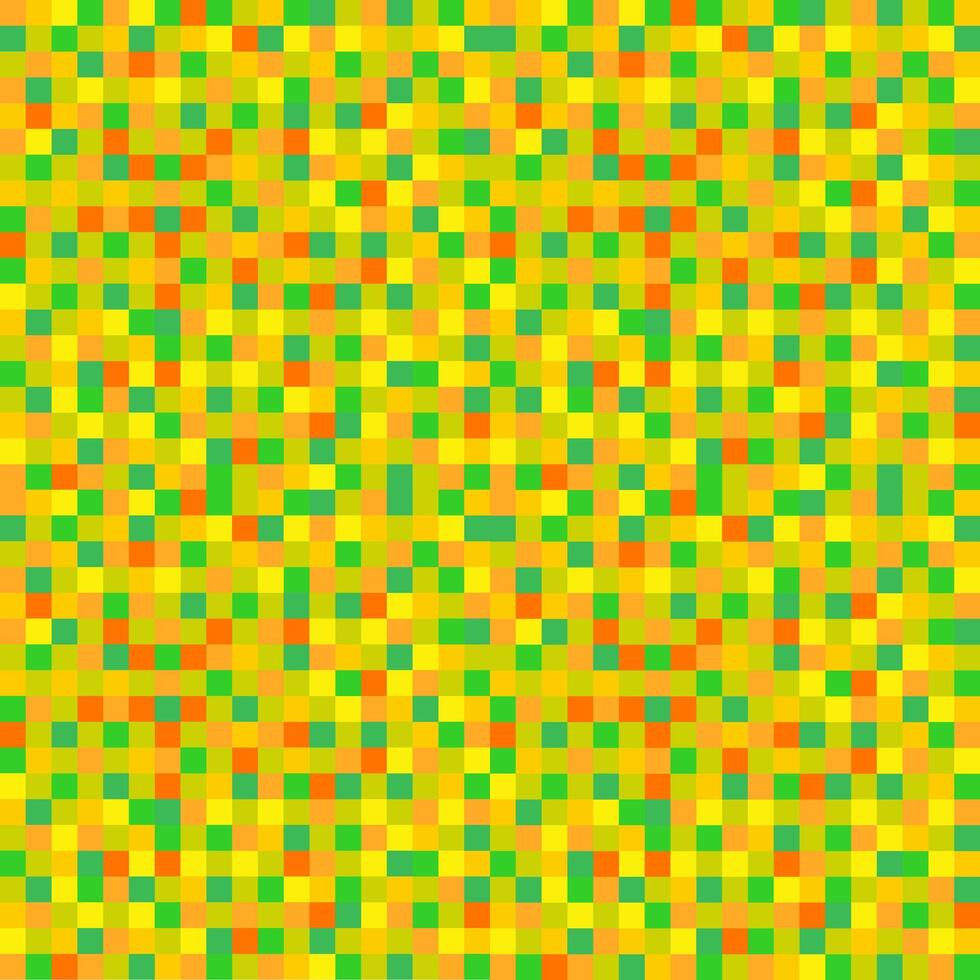 pixel bakgrund grönaktig färger. sömlös mönster, pixelering. färgrik pixel prickar mosaik- bakgrund, tapet vektor